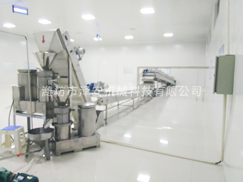 花生醬烘烤磨醬生產線